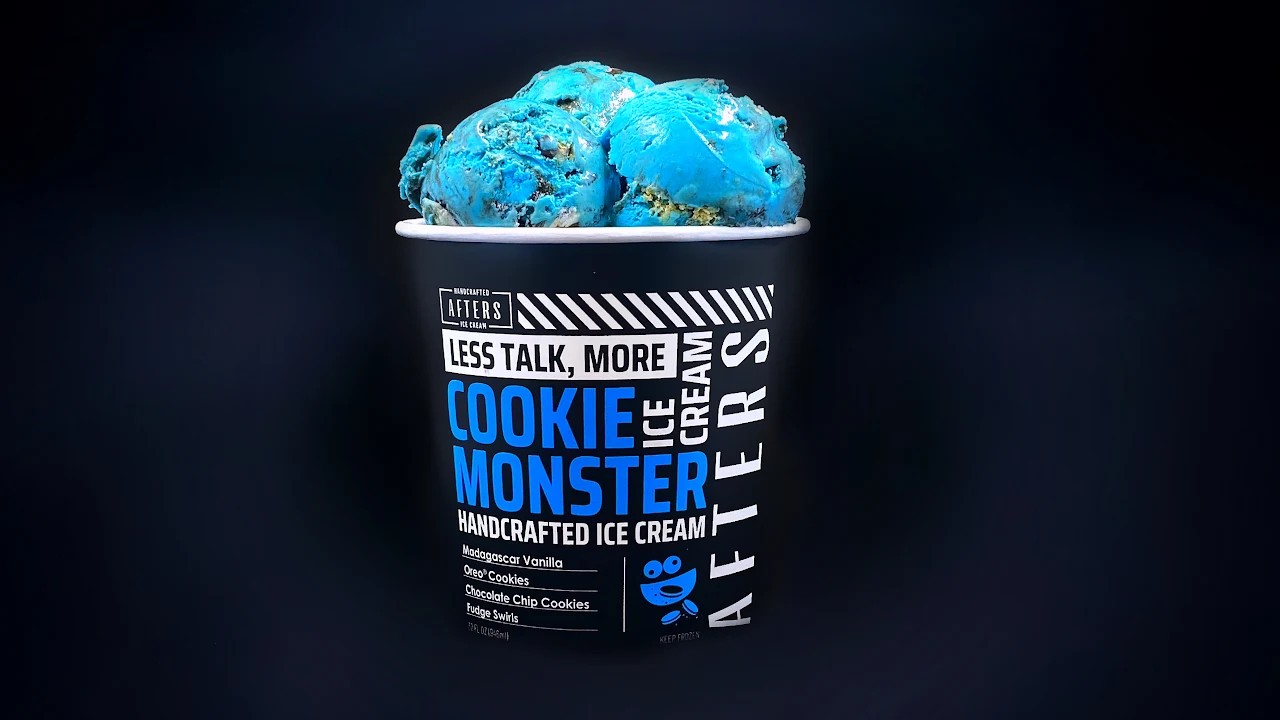 Order Cookie Monster Quart food online from Afters Ice Cream store, Oxnard on bringmethat.com