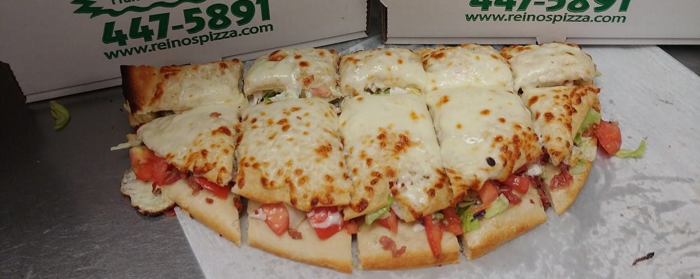 Order Ham & Cheese Foldover - Small 12'' food online from Reino's Pizza and Pasta store, Tiffin on bringmethat.com