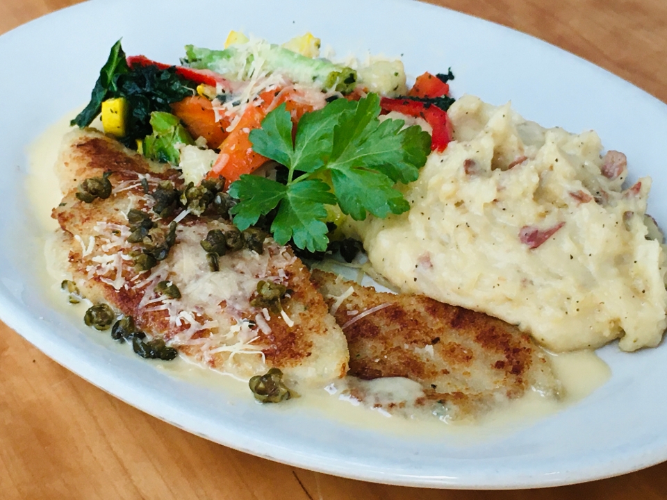 Order Dover Sole Parmesan food online from Seasons & Regions Seafood Grill store, Portland on bringmethat.com