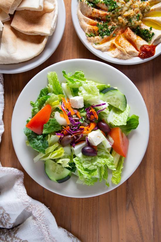 Order Greek Salad food online from Jerusalem Cafe store, Independence on bringmethat.com