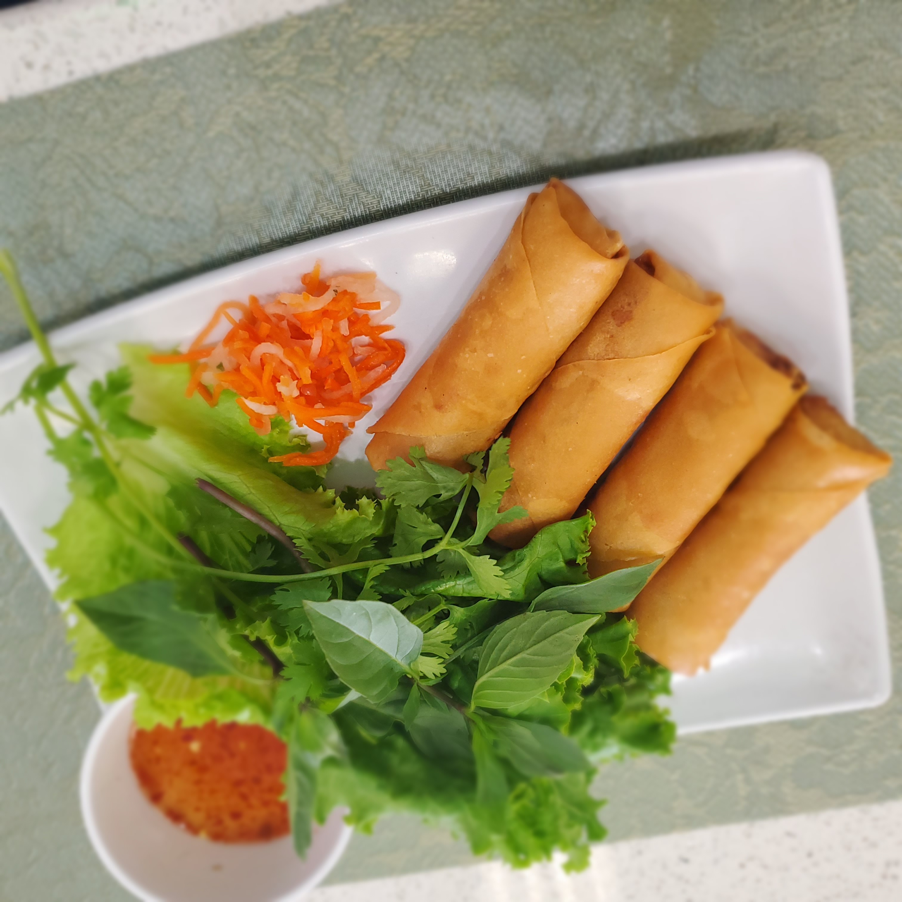Order A1. Crispy Rolls with Mixed Crab, Shrimp & Pork food online from Pho Saigon Le store, Victorville on bringmethat.com