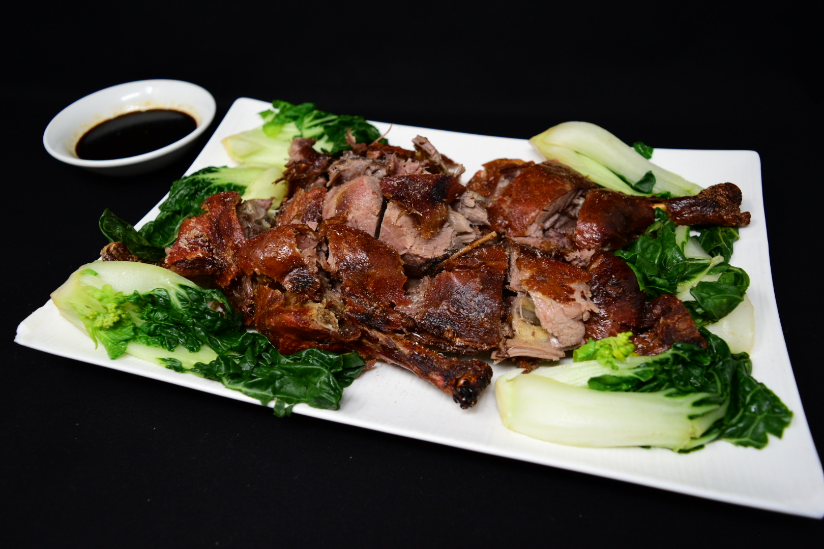 Order 150.  Whole Roasted Duck food online from Fortune Star Cuisine store, Reno on bringmethat.com