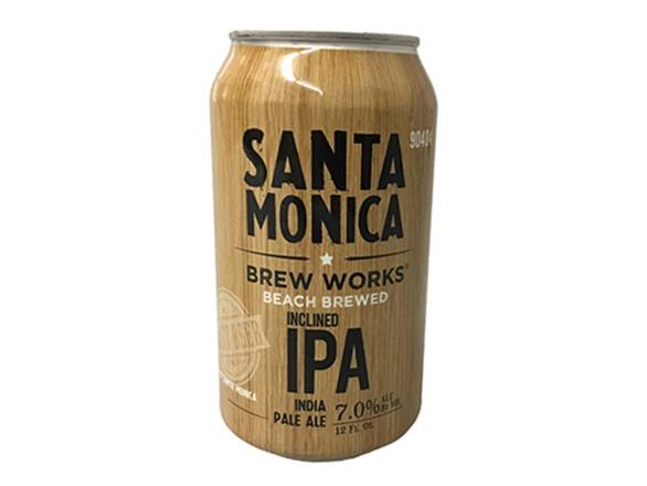 Order Santa Monica Brew Works Inclined IPA - 12oz Can food online from Prince Liquor store, Torrance on bringmethat.com