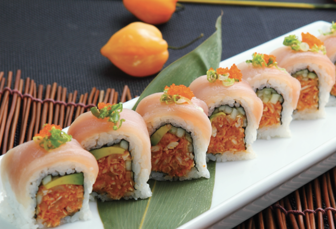 Order Asahi Roll food online from Asahi Japanese Restaurant & Sushi Bar store, Granada Hills on bringmethat.com