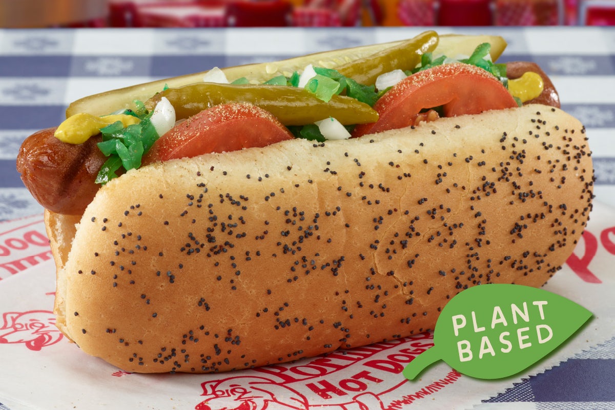 Order Plant-based Garden Dog food online from Portillo's hot dogs and barnelli's pasta bowl  store, Chicago on bringmethat.com