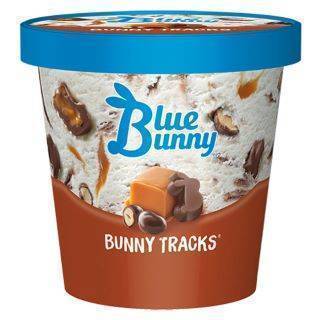 Order Bunny Tracks Pint (14 oz.) food online from The Ice Cream Parlor store, Colorado Springs on bringmethat.com