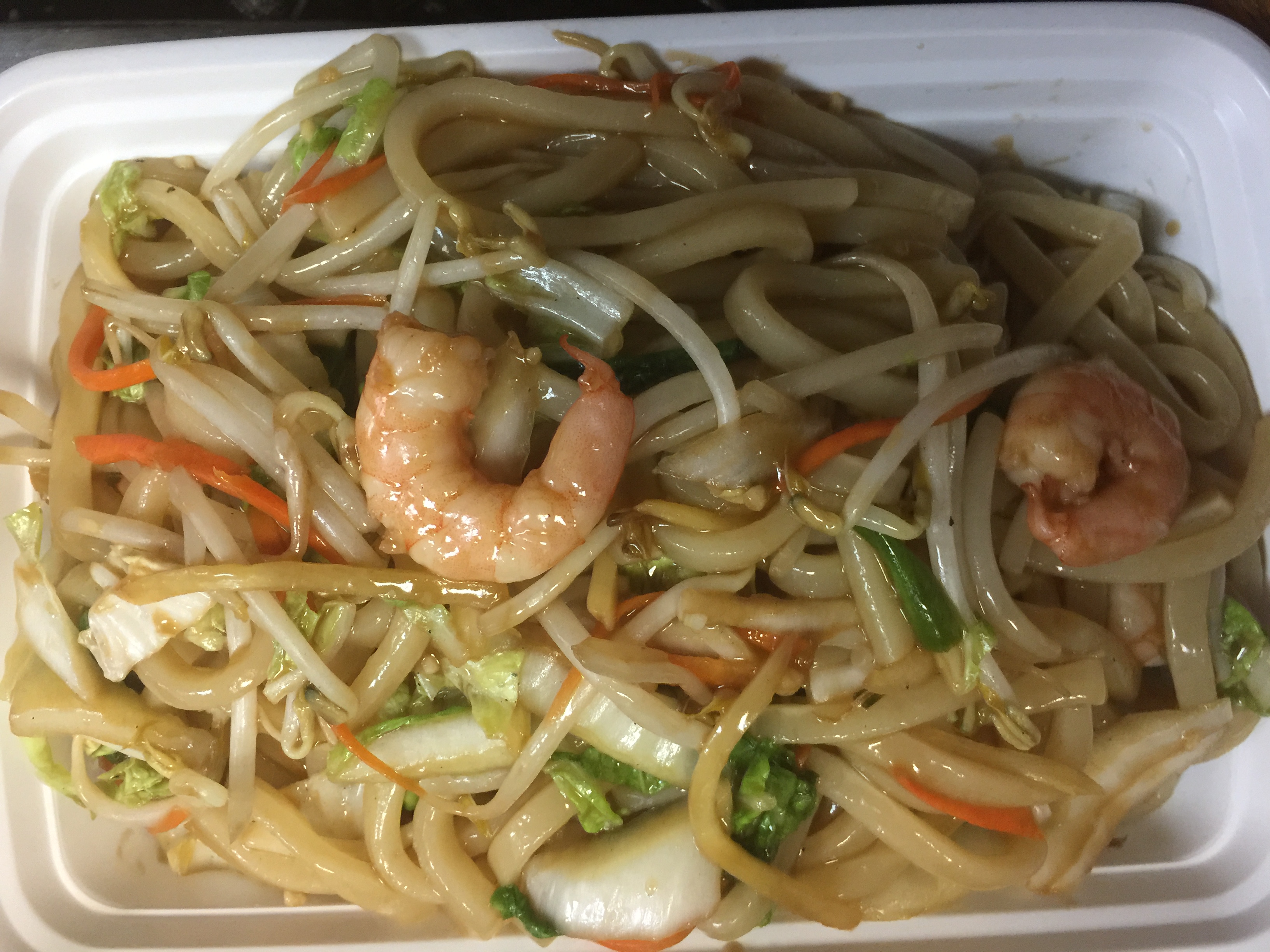 Order Shrimp udon 虾乌冬面 food online from A Lin Kitchen store, Philadelphia on bringmethat.com