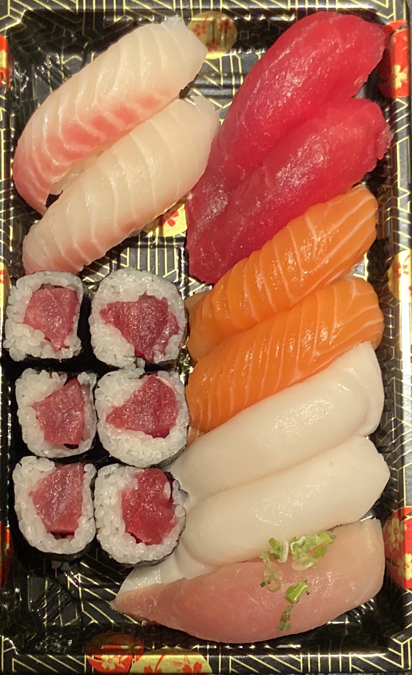 Order Sushi Deluxe Dinner food online from Nagoya Japanese Restaurant store, Long Beach on bringmethat.com