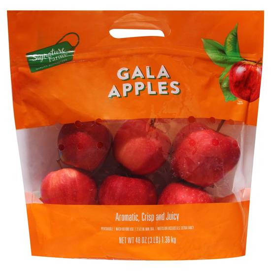 Order Signature Farms · Gala Apples (3 lbs) food online from Albertsons store, Boulder City on bringmethat.com