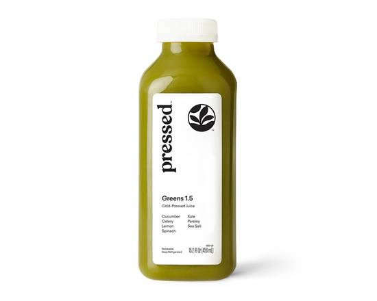 Order Greens 1.5 | Spinach Kale Juice food online from Pressed store, Santa Monica on bringmethat.com