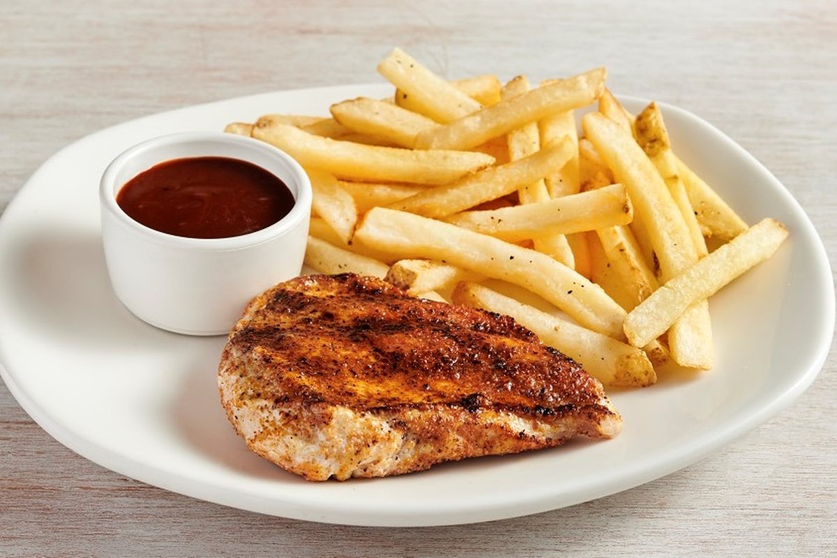 Order Grilled Chicken on the Barbie (5 oz) food online from Outback Steakhouse store, Delray Beach on bringmethat.com