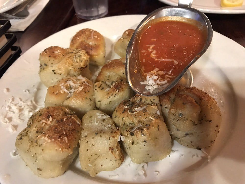 Order Garlic Knots - 5 Pieces food online from J2 Pizza South store, Lakewood on bringmethat.com