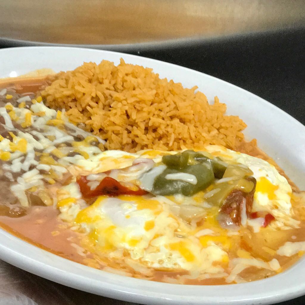 Order Huevos Rancheros food online from Broncos Mexican Grill store, Covina on bringmethat.com