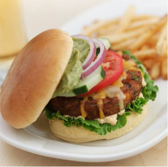 Order Southwestern Veggie Burger food online from Wings And Rings store, Lewis Center on bringmethat.com