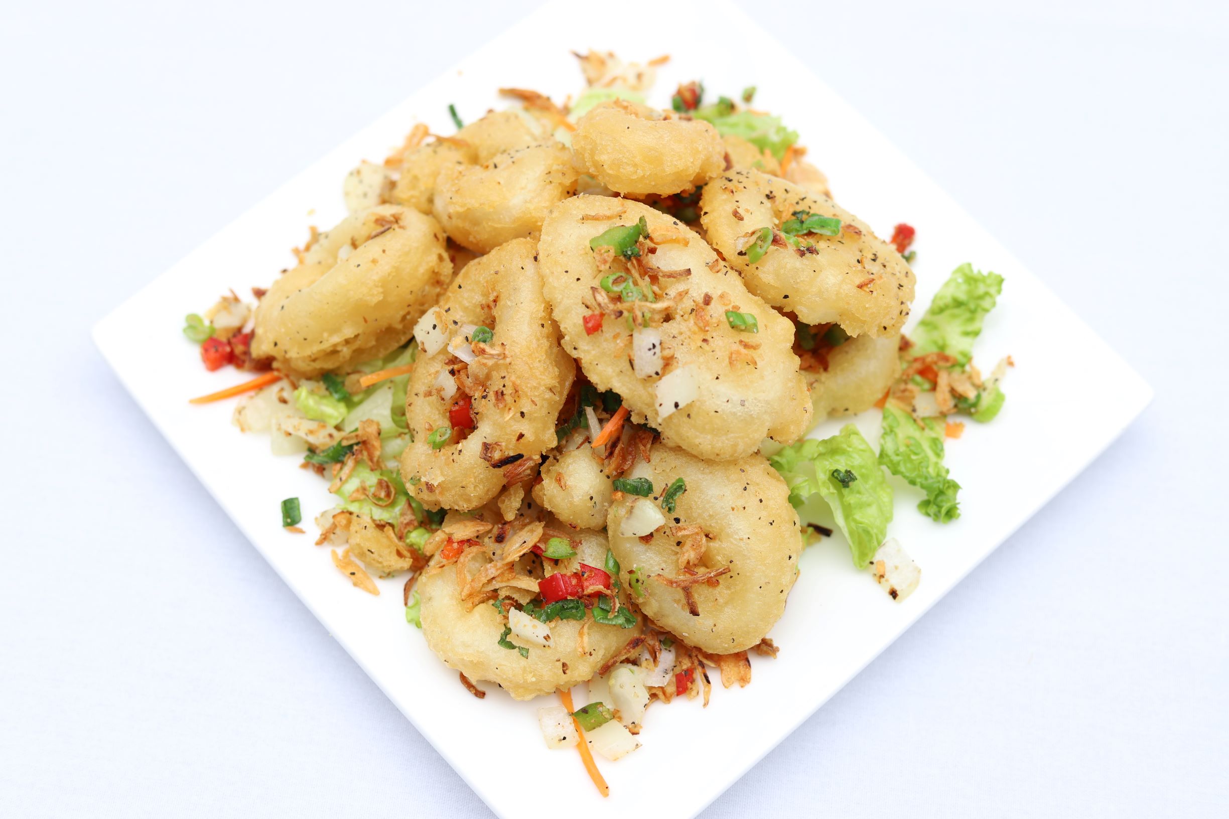 Order A12 Fried Calamari  food online from Mazu Szechuan store, New York on bringmethat.com