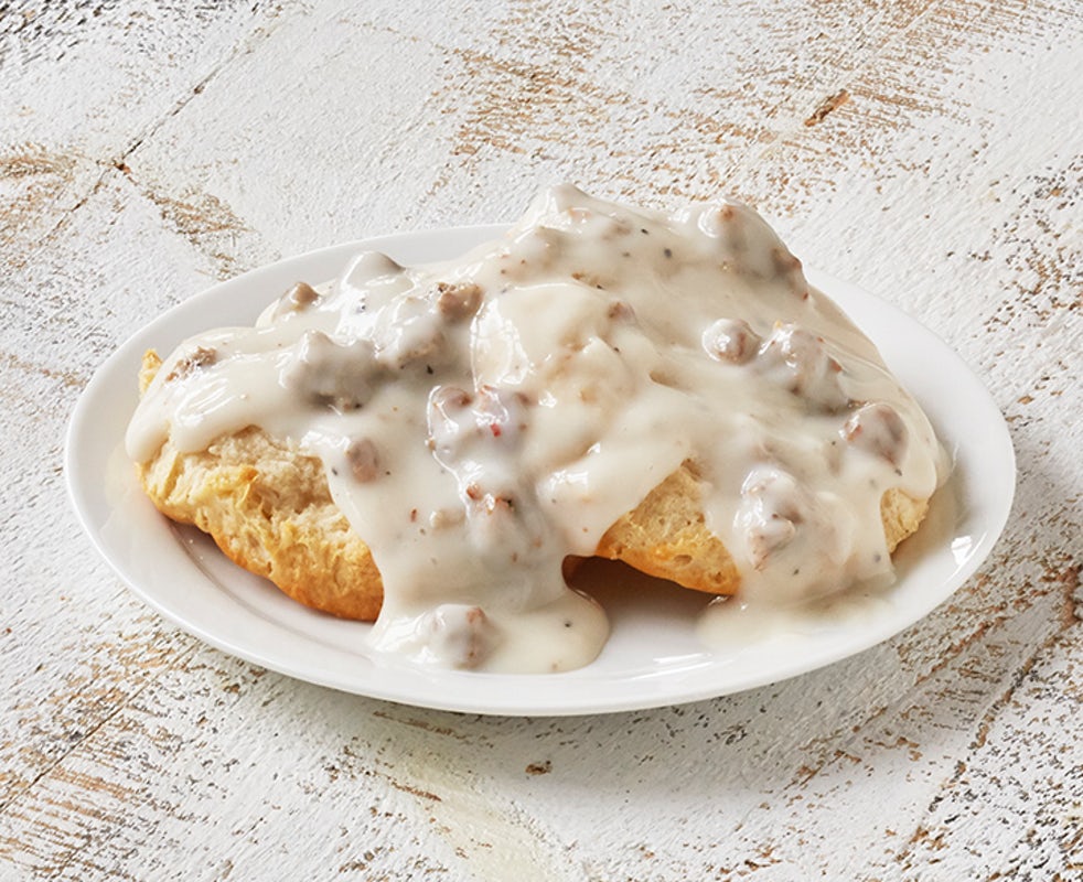 Order 1 Biscuit & Gravy food online from Huddle House store, Lawrenceburg on bringmethat.com