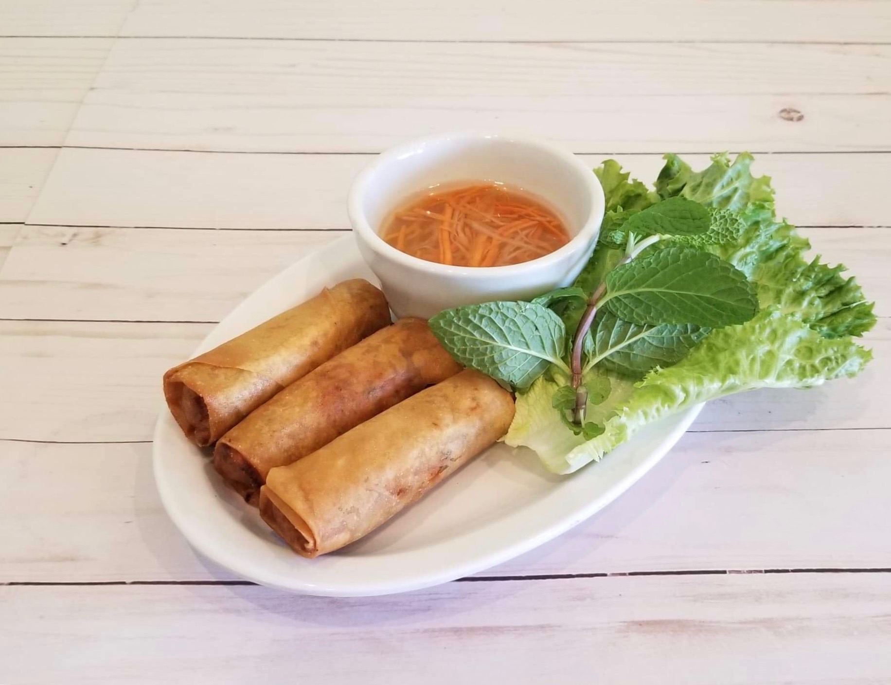 Order Vietnamese Crispy Pork Egg Rolls food online from V-Nam Pho store, Surprise on bringmethat.com