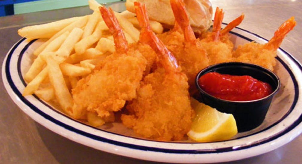 Order Shrimp Plate - 6 Pieces food online from Neno's Pizza store, Wilmington on bringmethat.com