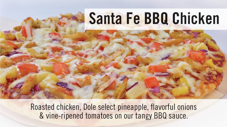 Order Santa Fe BBQ Chicken food online from Figaro's Pizza in Keizer store, Keizer on bringmethat.com