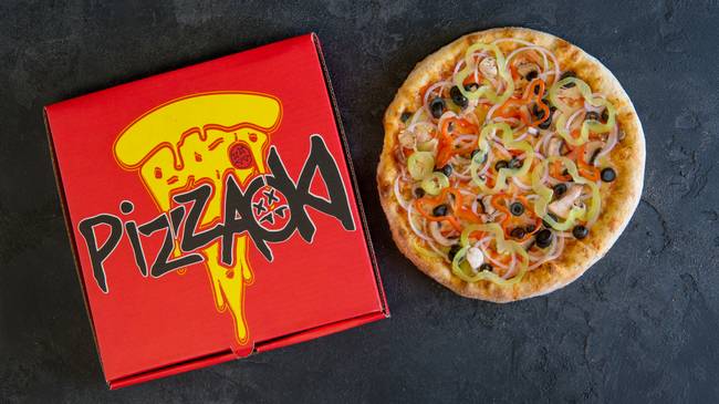 Order No Beef - Veggie Pizza (12" Small) food online from Pizzaoki store, Los Angeles on bringmethat.com