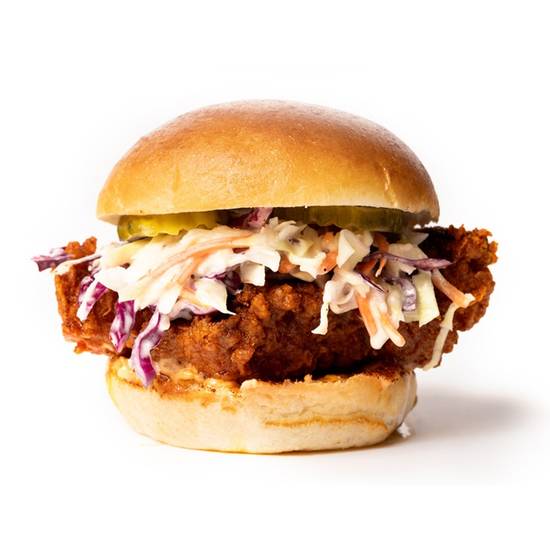 Order NASHVILLE HOT CHICKEN SANDWICH food online from Fire Wings store, Irvine on bringmethat.com