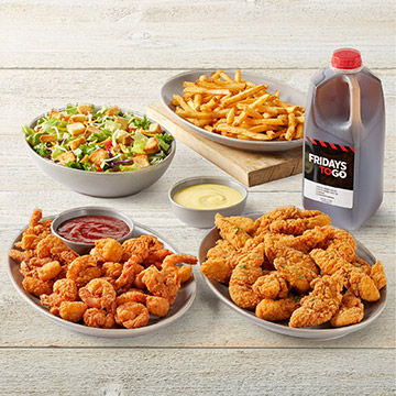 Order Fried Chicken & Shrimp Bundle food online from Tgi Fridays store, Madison on bringmethat.com