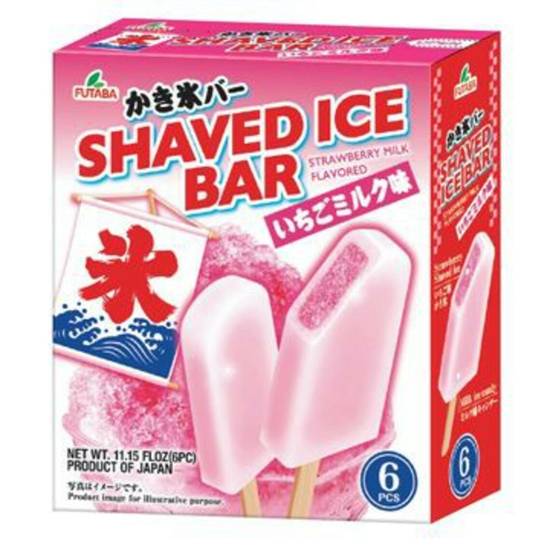 Order Futaba - Shaved Ice Bar - Strawberry Milk food online from IV Deli Mart store, Goleta on bringmethat.com
