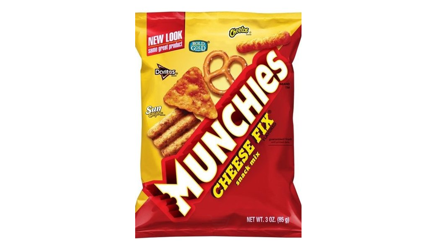 Order Munchies Cheese Fix Snack Mix Sun Chips, Doritos, Rold Gold, Cheetos 3 oz Bag food online from Reyes Adobe Liquor & Jr Market store, Agoura Hills on bringmethat.com