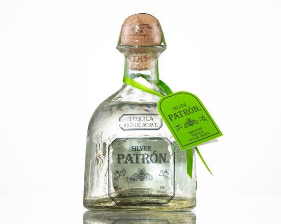 Order Patron Silver, 750mL tequila (40.0% ABV) food online from New Star store, San Francisco on bringmethat.com