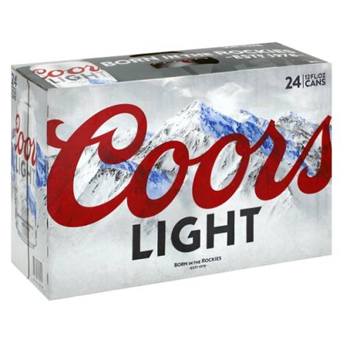 Order Coors Light Can - 12 oz Cans/24 Pack food online from Bottle Shop & Spirits store, Los Alamitos on bringmethat.com