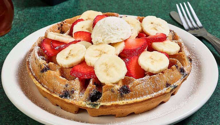 Order Fruity Waffle food online from Metro Diner store, Raleigh on bringmethat.com