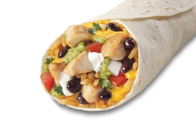 Order Chicken & Black Bean Burrito food online from Taco Time store, Boise on bringmethat.com