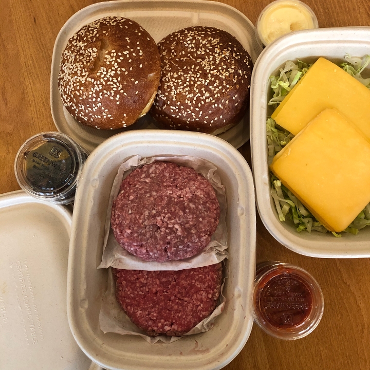 Order Make @ Home Burger Kit food online from Southpark Seafood store, Portland on bringmethat.com