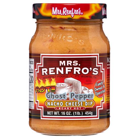 Order Mrs. Renfro's Ghost Pepper Nacho Cheese Sauce 16oz food online from Everyday Needs by Gopuff store, Simi Valley on bringmethat.com