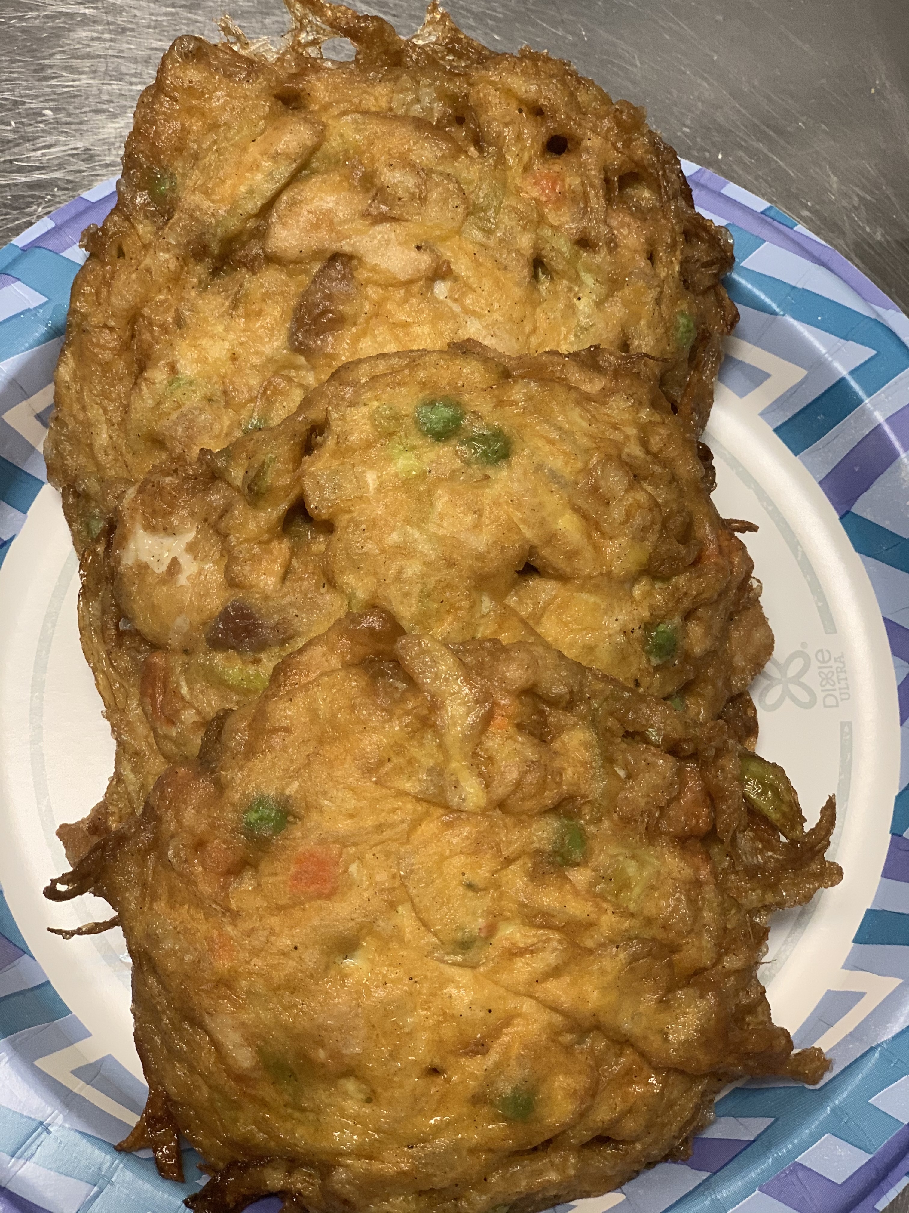 Order 133. Chicken Egg Foo Young food online from Hunan Village store, Ashburn on bringmethat.com