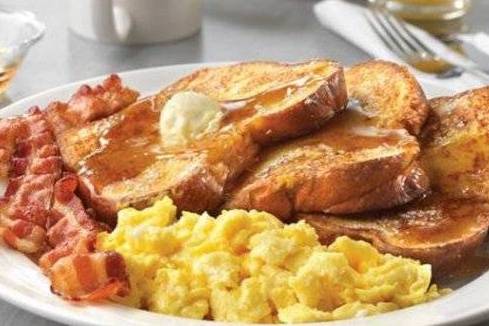 Order French Toast w/Bacon, Egg & Cheese food online from Mumu's Pastry store, Troy on bringmethat.com