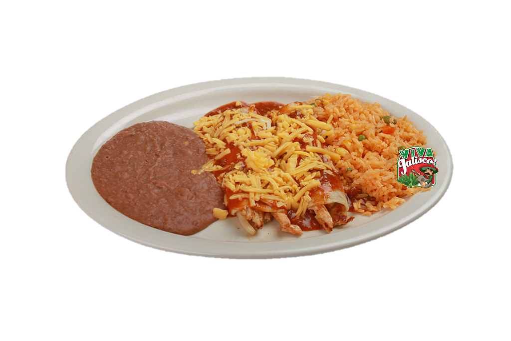 Order 1L. Enchiladas Lunch Special food online from Viva Jalisco store, Houston on bringmethat.com