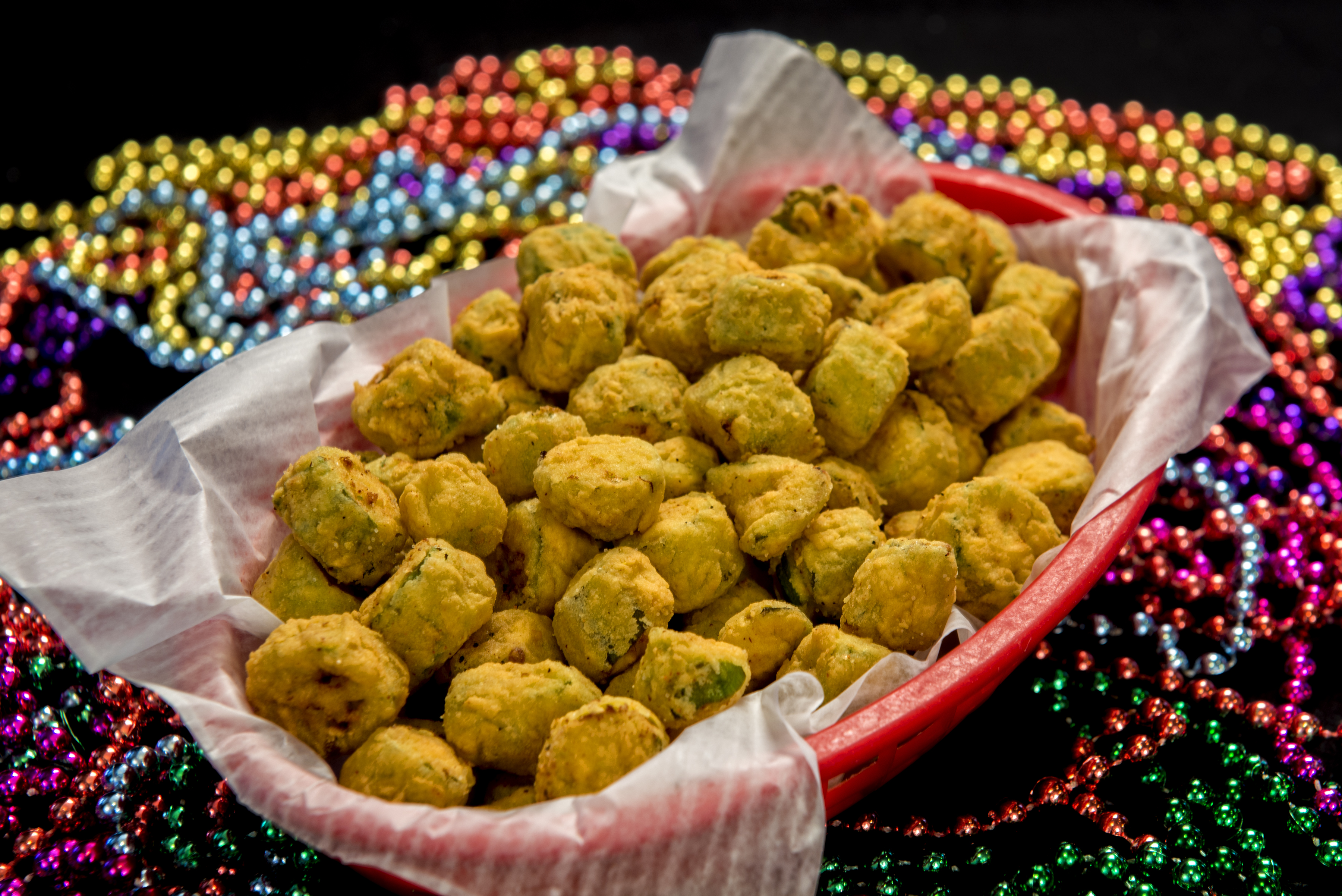 Order Fried Okra Basket food online from The Lost Cajun store, Fort Collins on bringmethat.com