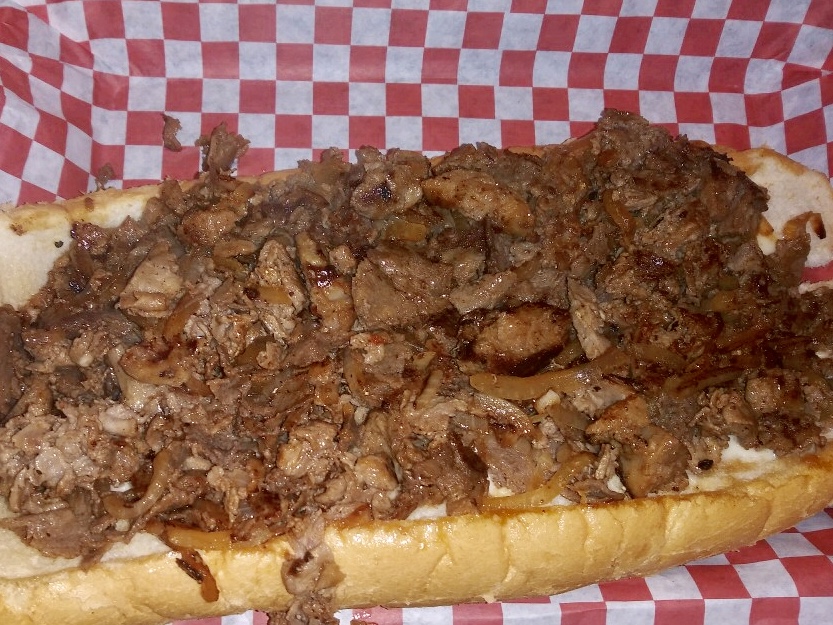 Order 28. Belly Filler Cheesesteak food online from Big Tony's West Philly Cheesesteaks store, Dallas on bringmethat.com