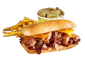 Order Westerner Sandwich Plate food online from Dickey's Barbecue Pit store, Phoenix on bringmethat.com
