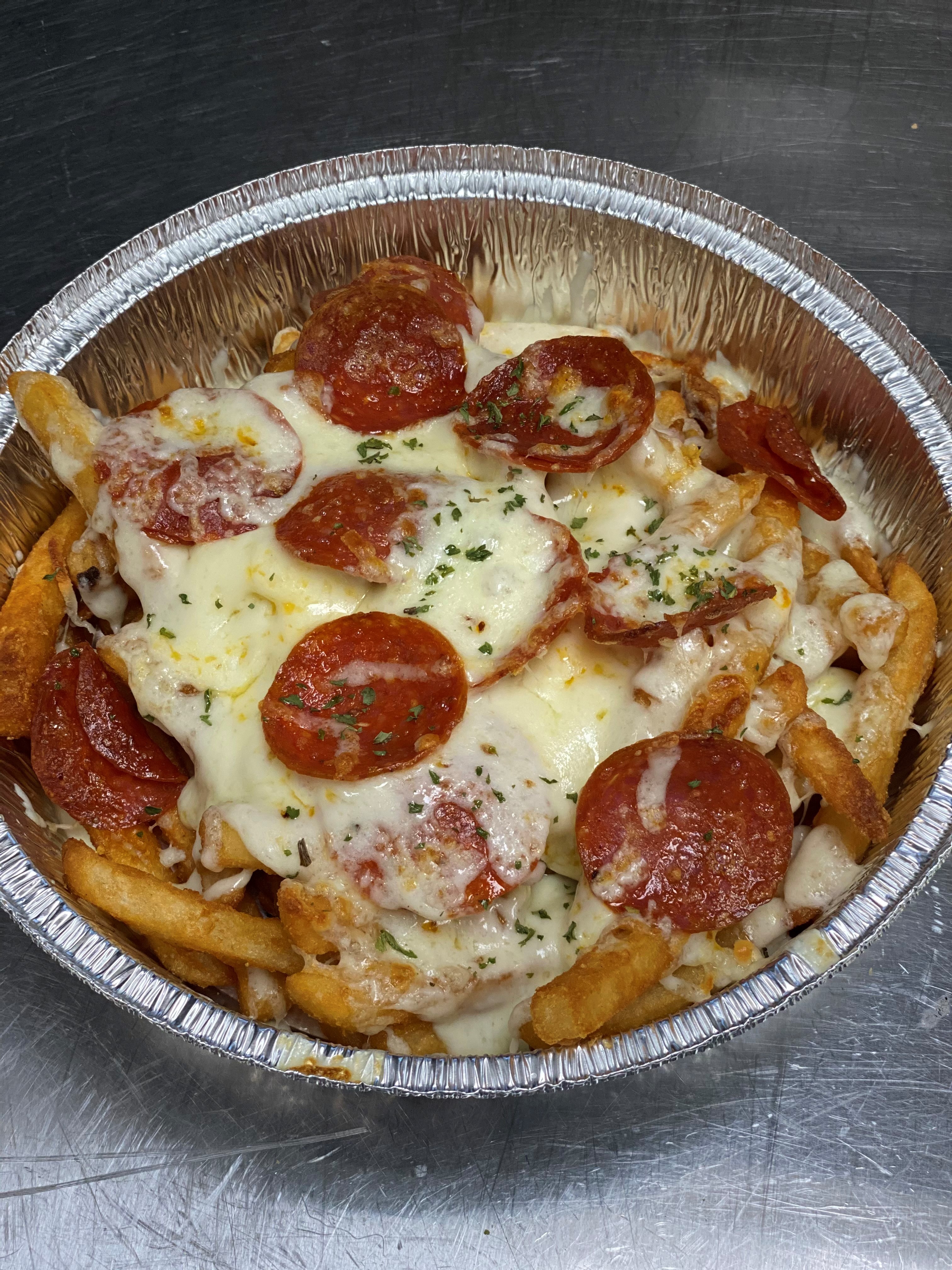 Order Pizza Fries food online from Three Brothers Italian Restaurant store, Waldorf on bringmethat.com