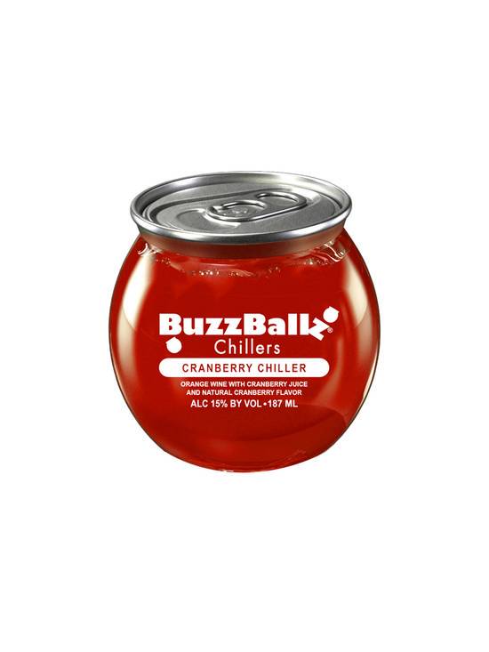 Order BuzzBallz Cranberry Chiller 187ML (15% ABV) food online from Chevron Extramile store, Anaheim on bringmethat.com