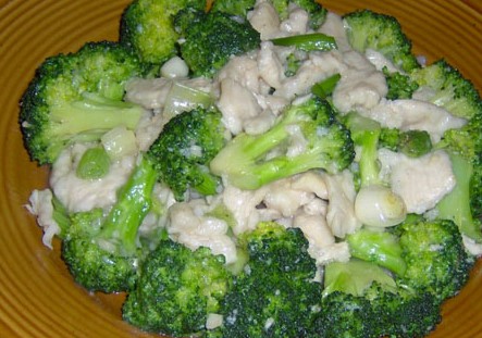 Order Broccoli Chicken 芥兰鸡片 food online from Chengdu House store, Valley Village on bringmethat.com