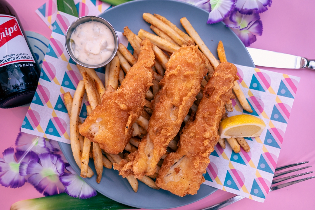 Order Big Wave Fish & Chips food online from Island Shrimp Co store, Richmond on bringmethat.com