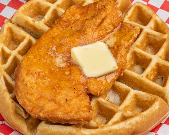 Order Chicken and Waffles food online from Chubby's Cheesesteaks store, West Milwaukee on bringmethat.com
