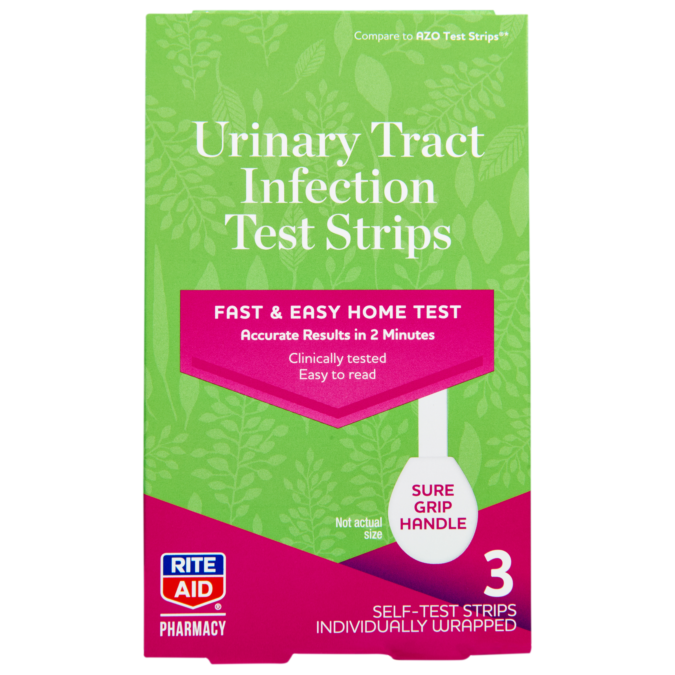Order Rite Aid Feminine Care Urinary Tract Infection Test Strips - 3 ct food online from Bartell store, Edmonds on bringmethat.com