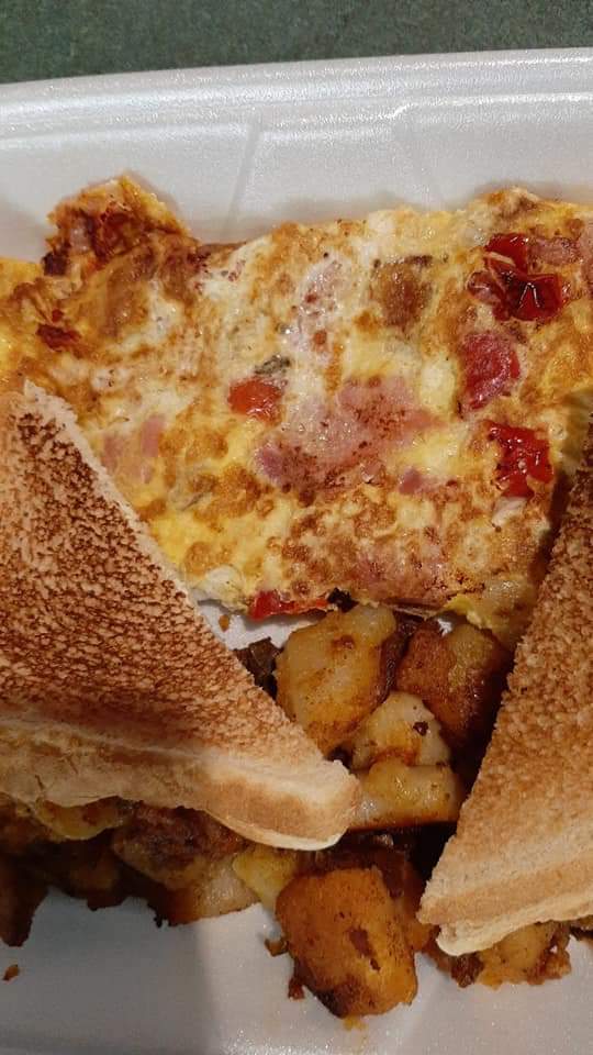 Order #8 Country Omelet food online from Roxys Cafe store, Harrisburg on bringmethat.com