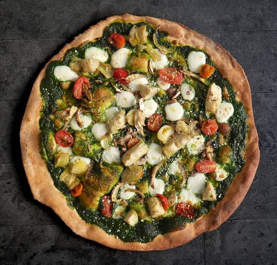 Order 12" Spinach and Artichoke food online from Arturo's Pizza store, Minneapolis on bringmethat.com