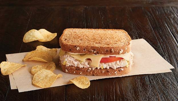 Order Tuna Salad Sandwich with Egg Regular food online from Jason Deli store, Kennesaw on bringmethat.com