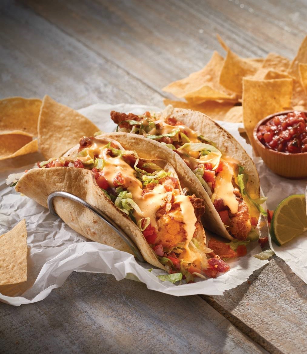 Order Chicken BLT Tacos food online from Hurricane Grill & Wings store, Newburgh on bringmethat.com